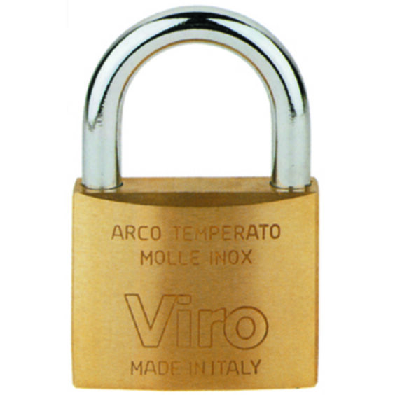 LUCCHETTO VIRO OTTONE ARCO NORMALE KA 1 CIFRATURA