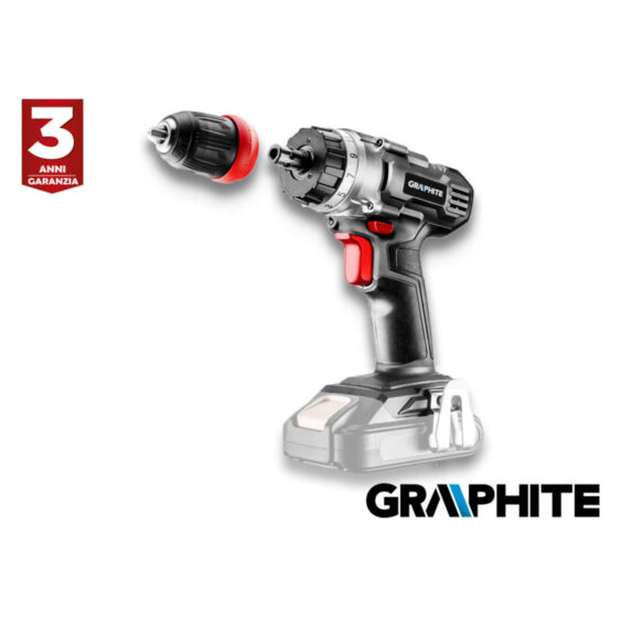 Trapano Avvitatore doppio mandrino Graphite Energy+