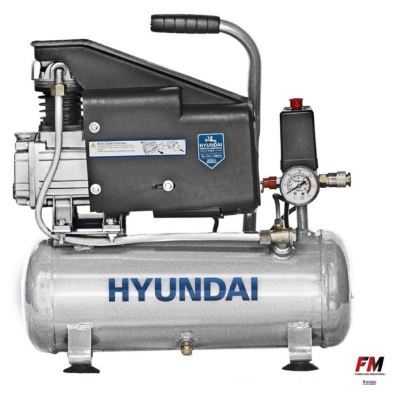 Compressore d’aria Hyundai da 6l lubrificato