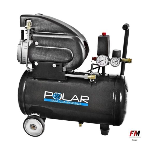 Compressore d’aria Polar lubrificato serbatoio 50 lt