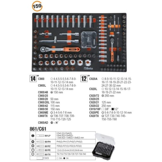 Cassettiera  Beta 7 cassetti C24EH O7/M - immagine 5